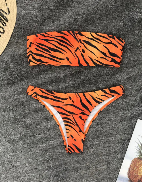Load image into Gallery viewer, Leopard Print Bikini Swimwear
