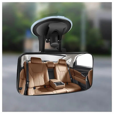Espejo de coche para bebéHD y gran angular Espejo de coche con ventosa para bebé con 360° ajustableEspejo universal para asiento de coche para bebé mirando hacia atrás Accesorios interiores del coche Se adapta a coches, camiones y SUV