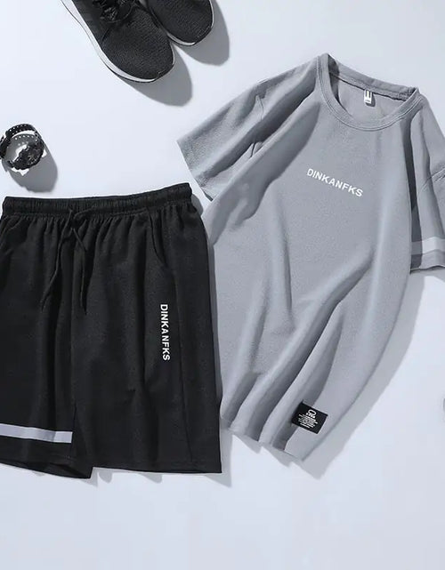 Load image into Gallery viewer, Men&#39;s Sportswear Two-Piece Running Gym Outfit
