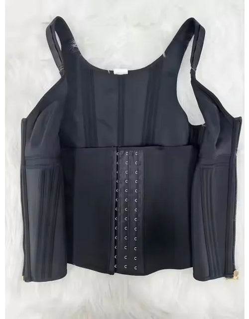 Load image into Gallery viewer, Mesh Waist Slimming Three-Breasted Shapewear Corset
