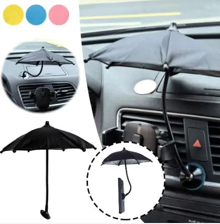 Cargar imagen en el visor de la galería, Parasol magnético para teléfono móvil con mango suave de metal giratorio 360° – Ajuste universal, fijación magnética, 24cm, varios colores
