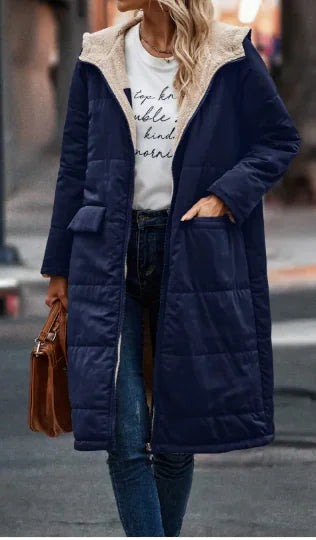 Load image into Gallery viewer, Simple Stitch Hooded Jacket
