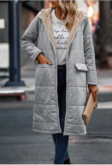 Load image into Gallery viewer, Simple Stitch Hooded Jacket
