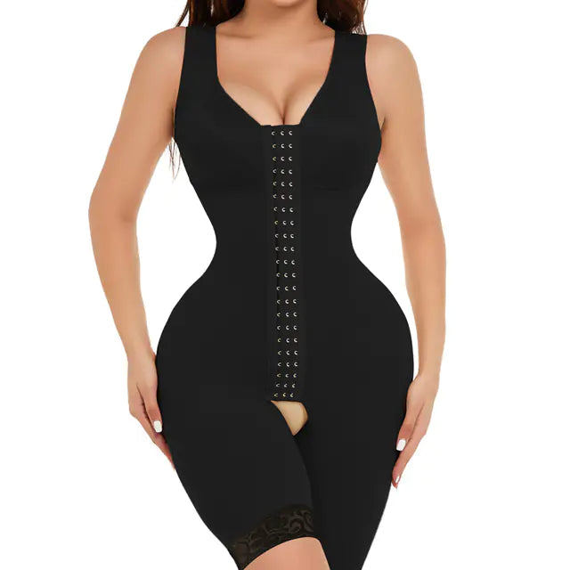 Plus Size Women's Full Body Shapewear with Abdominal Control