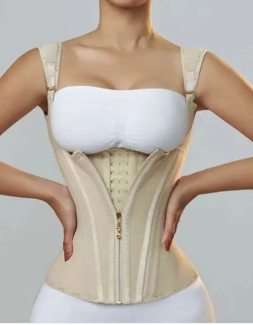 Load image into Gallery viewer, Retro Shapewear Top with Zipper
