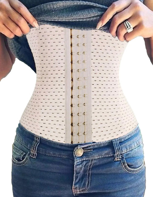 Load image into Gallery viewer, ACPLK Waist Trainer for Women Tummy Control Body Shaper Waist Cincher Shapewear with Steel Bones
