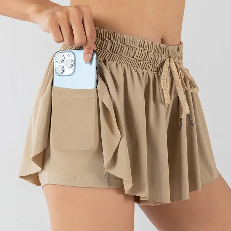 Yoga Running Fitness Tennis Culottes Outfit