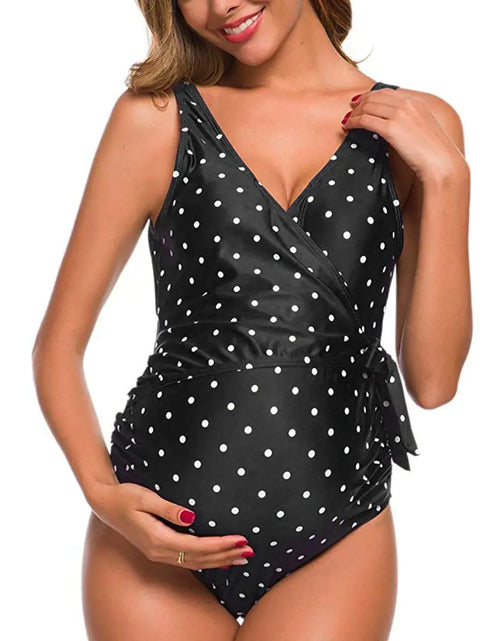 Load image into Gallery viewer, Stylish One-Piece Swimwear for Pregnant Women
