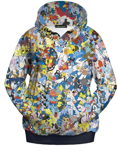 Load image into Gallery viewer, Pikachu Printed Hoodie Jacket
