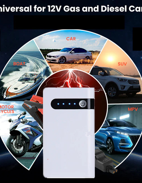Cargar imagen en el visor de la galería, Arrancador de coche de 20000 mAh, arrancador de batería portátil con cargador de batería portátil
