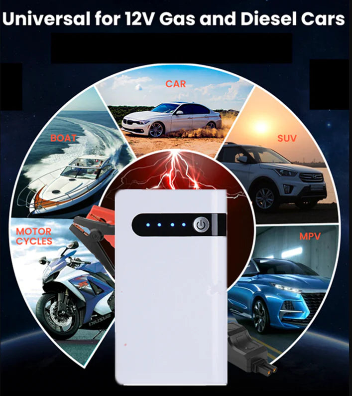 Arrancador de coche de 20000 mAh, arrancador de batería portátil con cargador de batería portátil