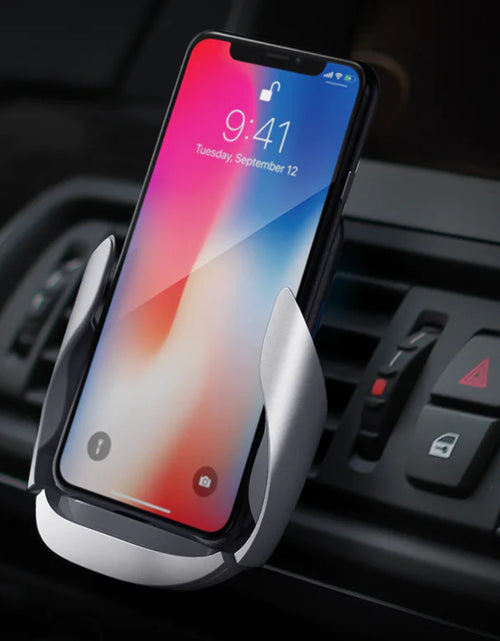 Cargar imagen en el visor de la galería, Soporte de teléfono con cargador inalámbrico para coche para Apple 8Xs (Universal)
