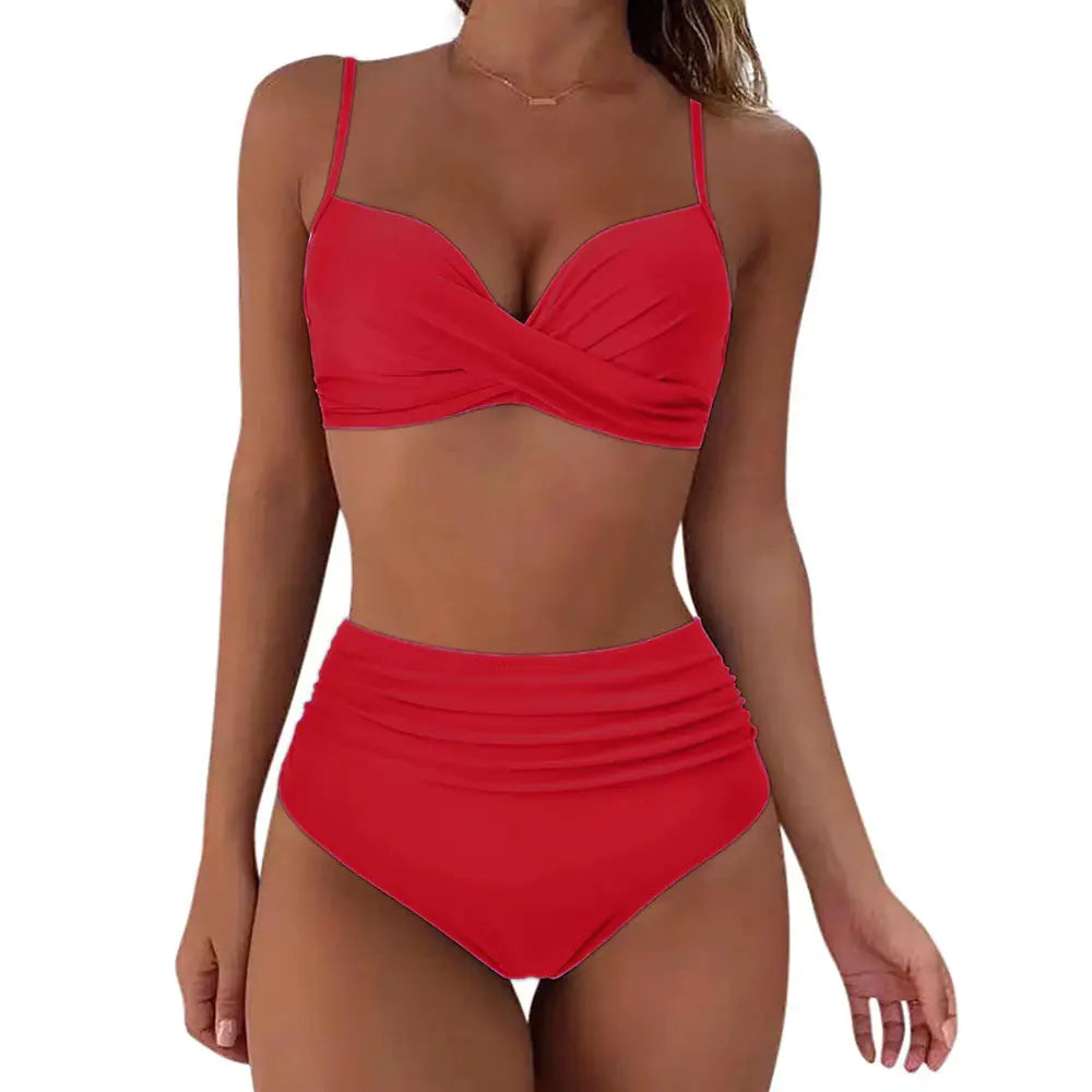 2023 Women's Sexy Cross Back Bikini Swimwear