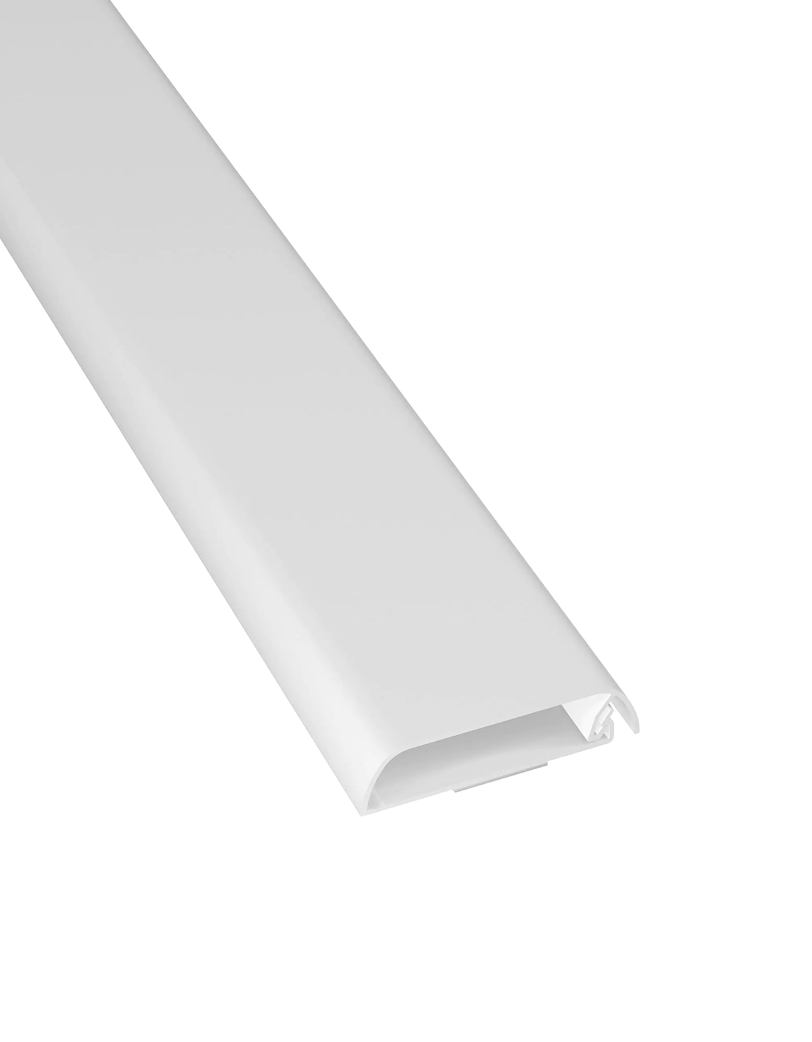 D-Line TV Wall Mount Cord Hider Oculta los cables de TV montados Cubiertas de cables autoadhesivas Cubierta para cables Canaleta de cables de bajo perfil que se puede pintar sin costuras - 2.36in An x 0.59in Al x 15.7in L - Blanco
