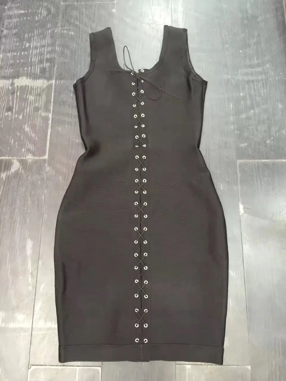 2017 New Sexy Black Bandage Bodycon Mini Dresses