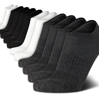 AND1 Mens Socks - PROPLATINUM Lightweight Low Cut Socks (12 Pack) Size 6-12.5 Assorted