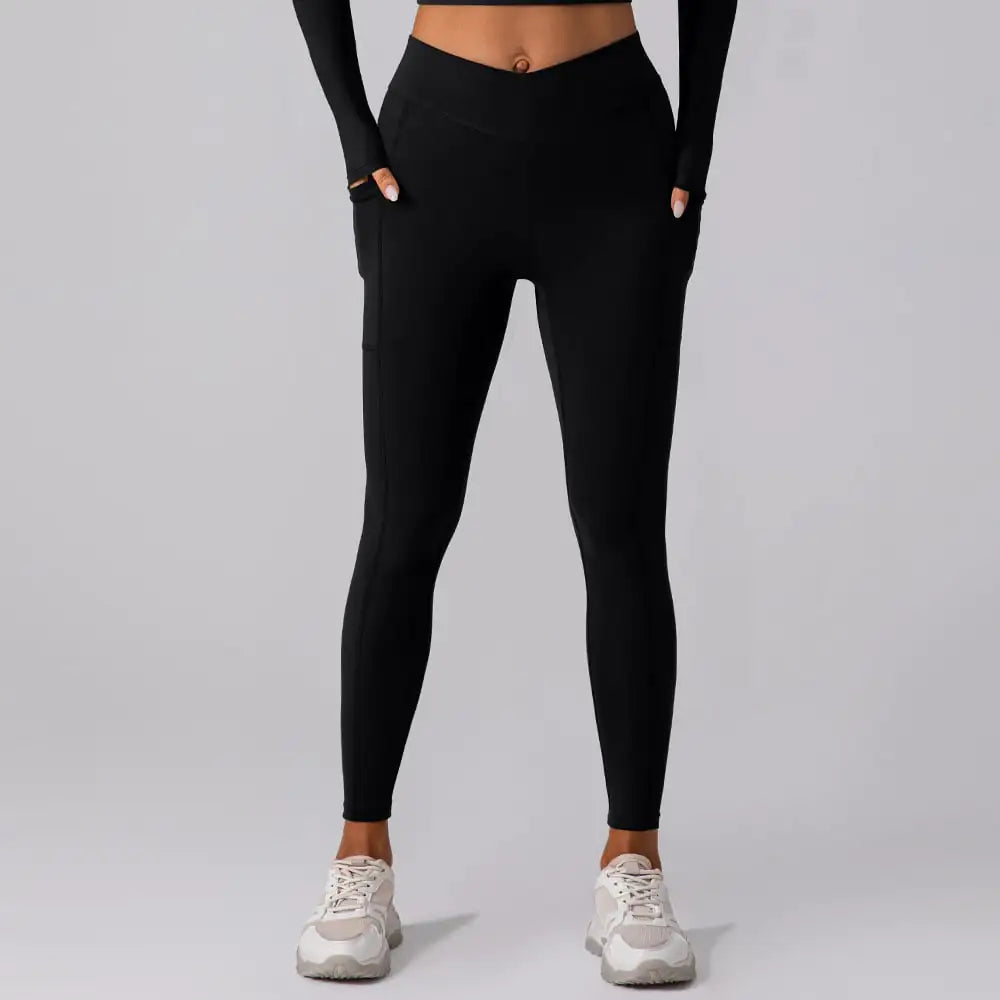 Belly Shaping Sports Running Workout Leggings