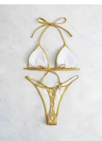 Velvet Bikini Swimwear Set