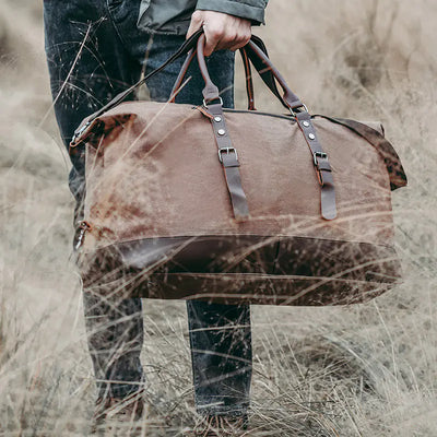 Canvas Travel Bag for Men - Gym & Outdoor Use