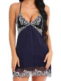 Load image into Gallery viewer, Lady's Plus Size Lingerie Nightgown (One Piece)
