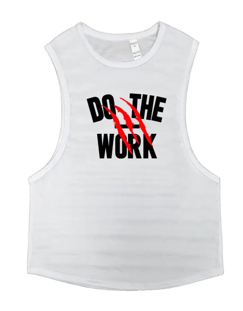 Load image into Gallery viewer, Breathable Cotton Men&#39;s Vest for Gym Training
