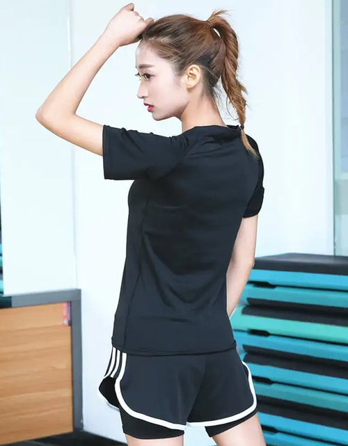 Load image into Gallery viewer, Slim Fit Short Sleeve Gym Top
