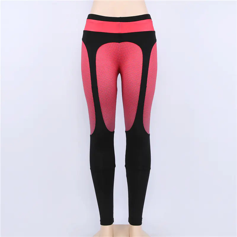 Leggings, Yoga Pants, Printed Pants, Color Block Yoga Pants