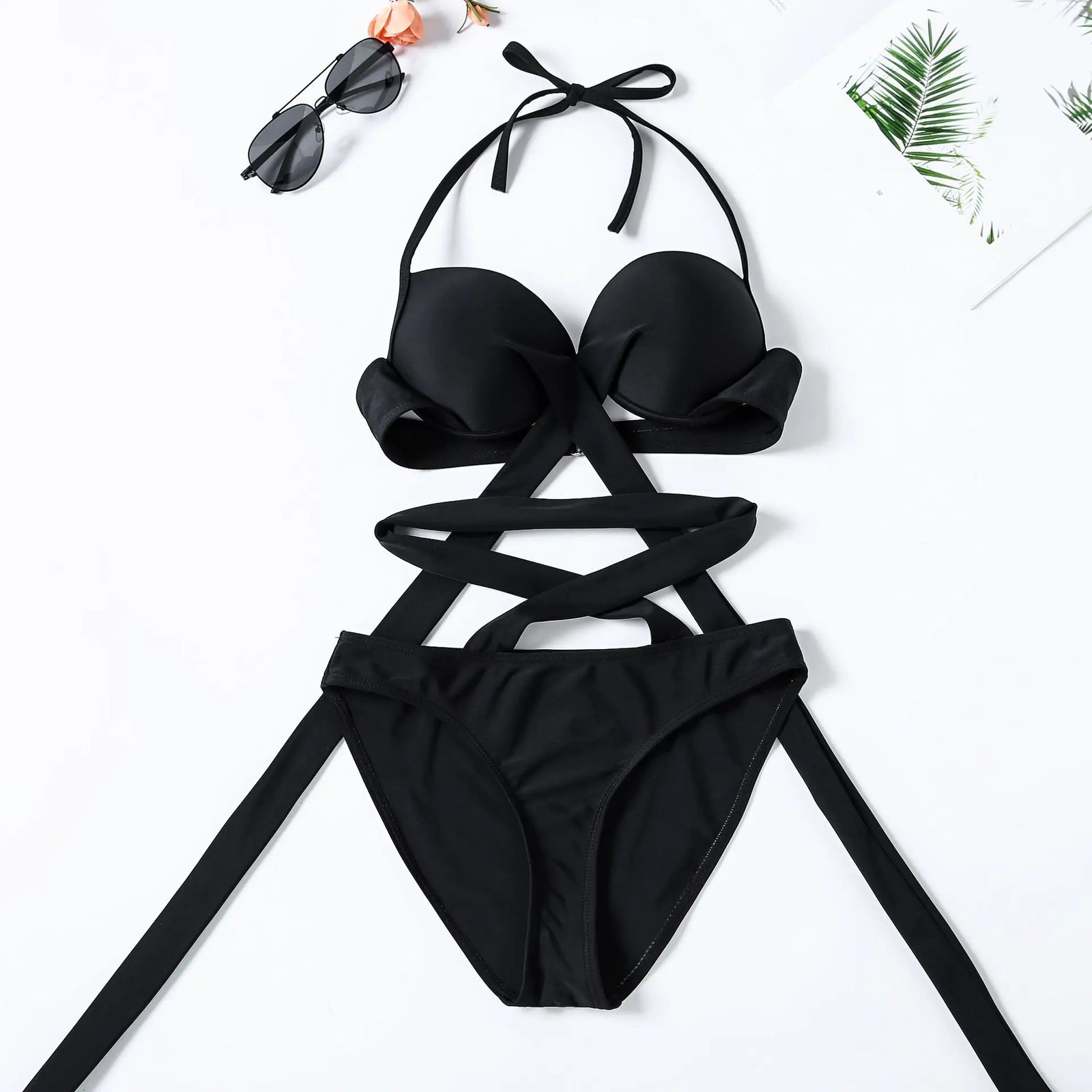 2023 Women's Color Block Bikini Swimwear (Wholesale)