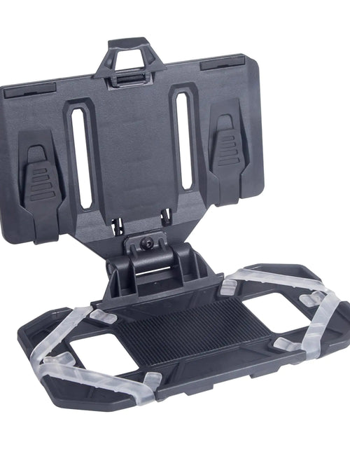 Load image into Gallery viewer, MOLLE Vest Phone HolderChest Phone Mount Tactical Vest Attachment，Folding Navigation Phone Board Universal Chest Phone mounting Accessoryfor Screen Size 4.7"-6.7"
