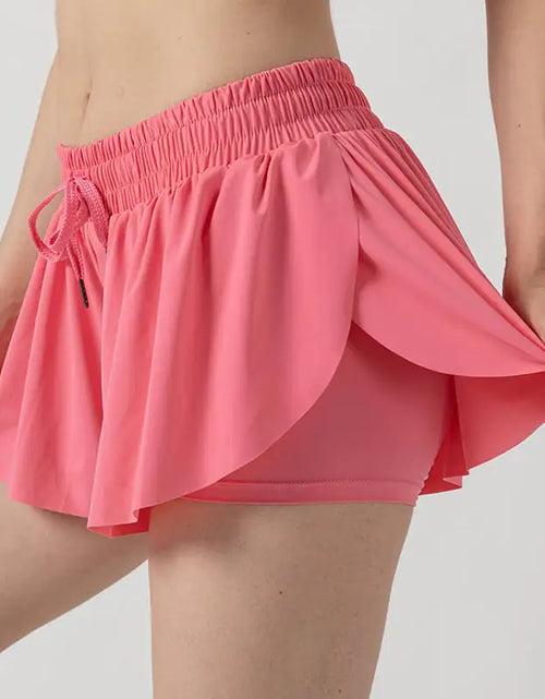 Load image into Gallery viewer, Yoga Running Fitness Tennis Culottes Outfit
