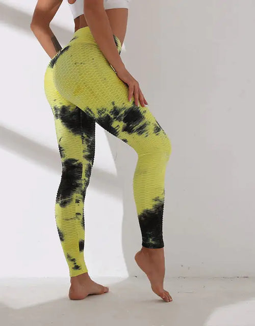 Load image into Gallery viewer, High Waist Tie-Dye Track Pants
