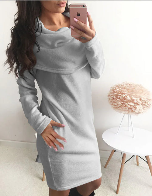 Load image into Gallery viewer, Fashionable Autumn Winter Dresses and Trendy Sweaters

