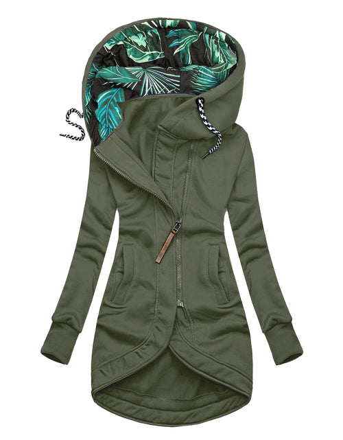 Load image into Gallery viewer, Solid Color Hooded Jacket
