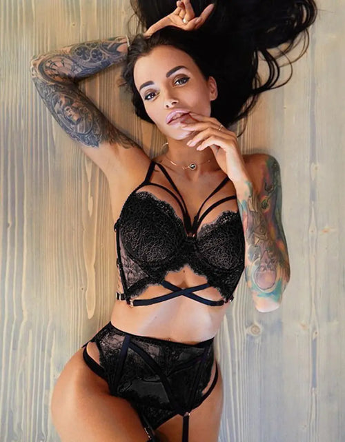 Load image into Gallery viewer, Lace Sheer Bodysuit for Women - Wholesale Lingerie
