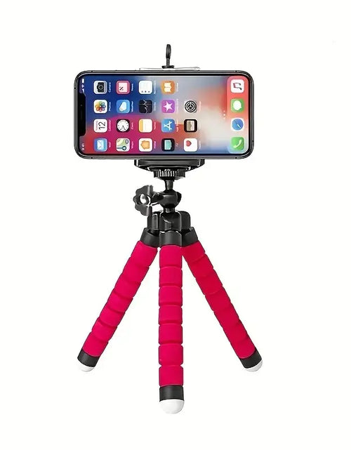 Charger l'image dans la visionneuse de galerie, Trépied pieuvre flexible portable avec support de fixation pour téléphone
