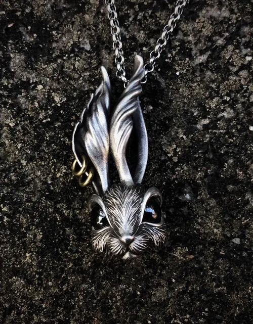 Load image into Gallery viewer, Cute Rabbit Necklace for Men and Women - Punk Rock Style
