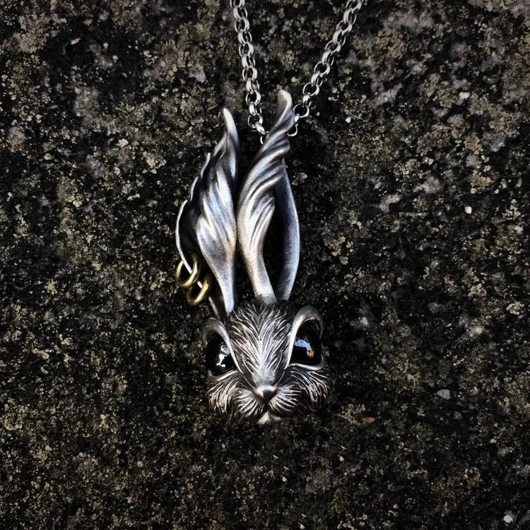 Cute Rabbit Necklace for Men and Women - Punk Rock Style