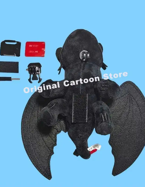 Load image into Gallery viewer, Original Car Roof Teeth Flying Dragon Plush Toy Doll Ornaments Car Accessories Trunk Decorate Motorcycle Helmet Accessories
