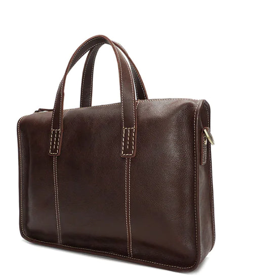 Load image into Gallery viewer, Vintage Leather Messenger Bag for Men
