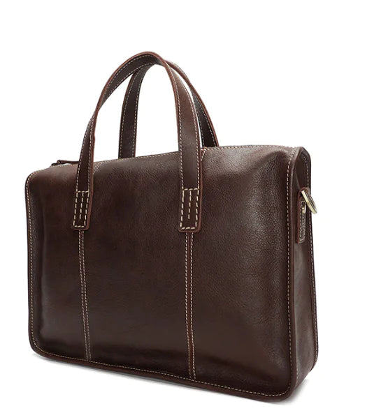 Vintage Leather Messenger Bag for Men