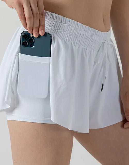 Load image into Gallery viewer, Yoga Running Fitness Tennis Culottes Outfit
