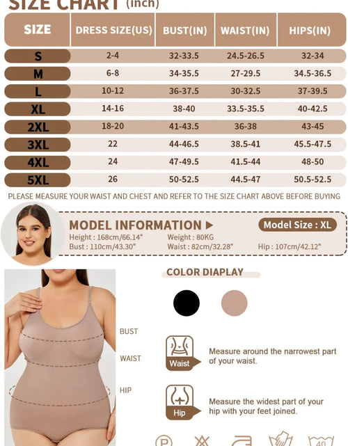 Load image into Gallery viewer, Tummy Control Full Bust Shapewear Bodysuit
