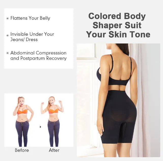 High Waist Seamless Shapewear Set – Hip Lift & Abdominal Control