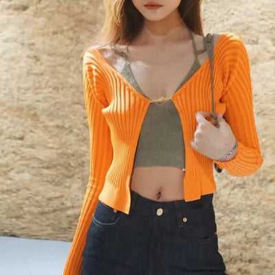 Autumn Long Sleeve Knitted Sweaters for Women