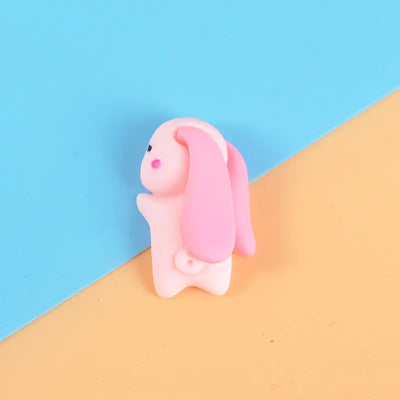 Nuevas decoraciones de resina con animales de dibujos animados para coche, accesorios de bricolaje para fundas de teléfono