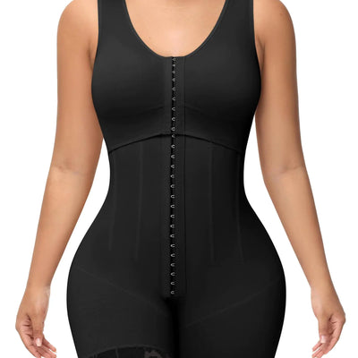 M MYODRESS Fajas Colombianas Moldeadoras de Cintura y Abdomen Body Shaper Shaping Girdles Stage 2 Lipo 360 Curvy Faja Full Body Shapewear Post Surgery High Compression Garment Black