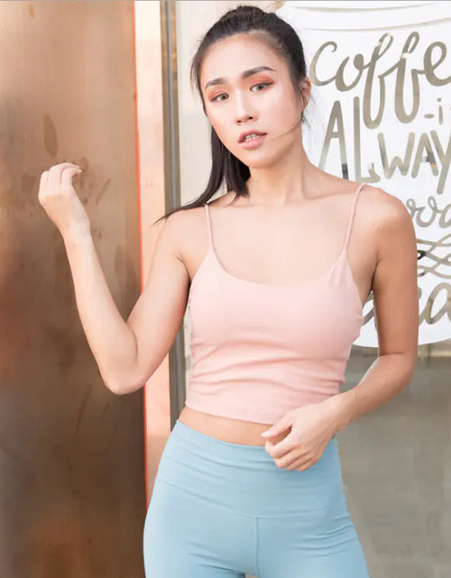 Load image into Gallery viewer, Backless Gym Tank Top with Straps
