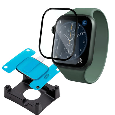 Gadget Guard Glass for Apple Watch 9 8 7 41mm Screen Protector [Pro-Active Shatterproof] Screen Protector Watch Tempered Glass Full Coverage Protection - 2 Pack