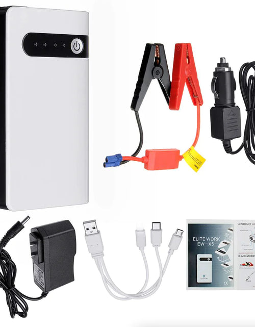 Cargar imagen en el visor de la galería, Arrancador de coche de 20000 mAh, arrancador de batería portátil con cargador de batería portátil
