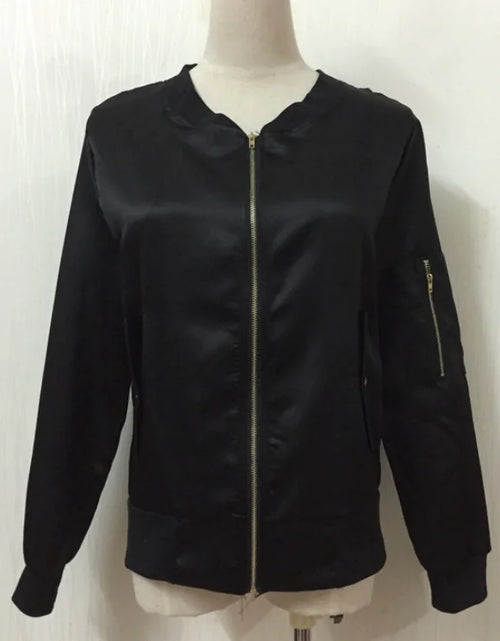 Load image into Gallery viewer, Women&#39;s Casual Baseball Jacket
